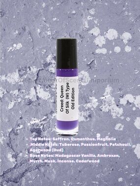 Queen Of Silk (W) Type 1/3 Oz Glass Roll-On Bottle